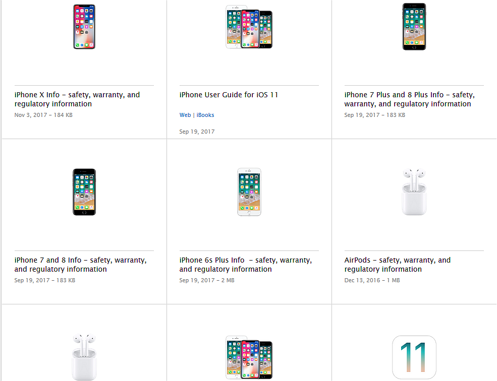 iPhone X, iPhone 8 or iPhone 8 Plus